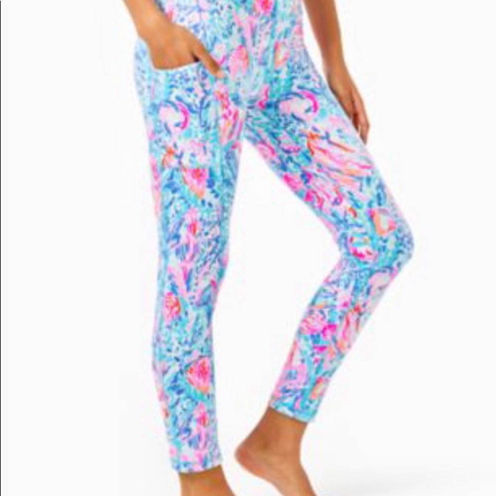 Lilly Pulitzer Luxletic Weekender Leggings Sz M